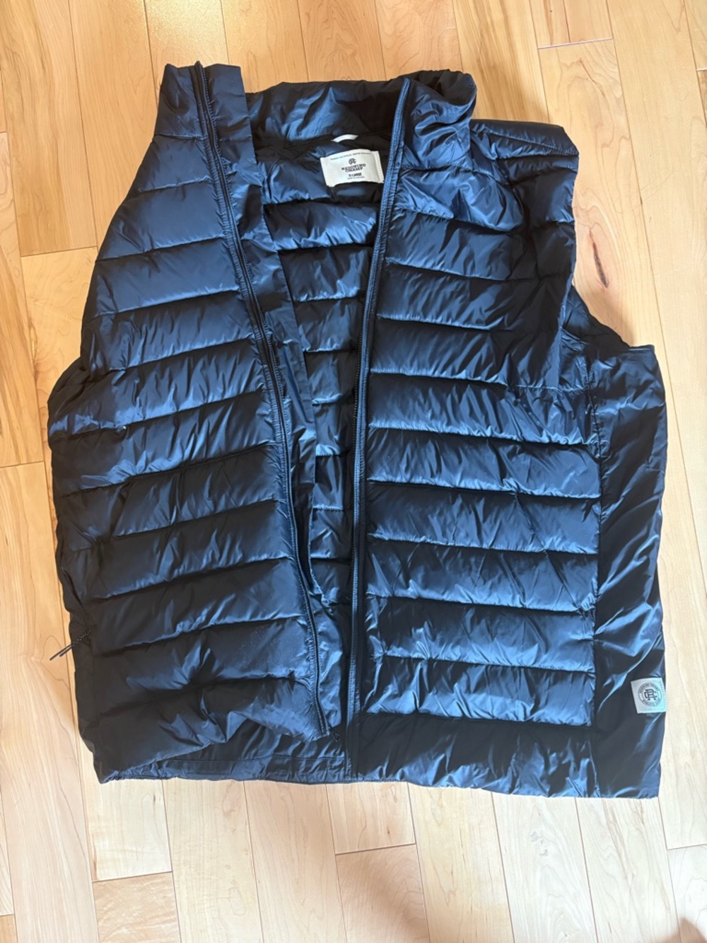 Reigning Champ Black Quilted Puffer Vest